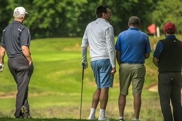Golf men group backs